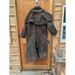 Vintage Old Western Cowboy Duster | Long Canvas Duster